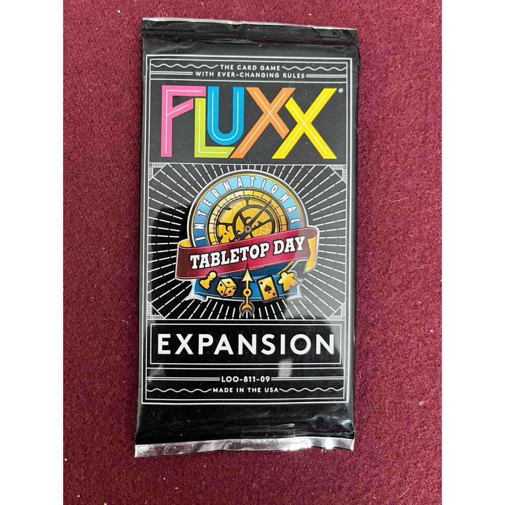 Fluxx Tabletop Day Expansion - Looney Labs Games Board Game New Sealed Pack